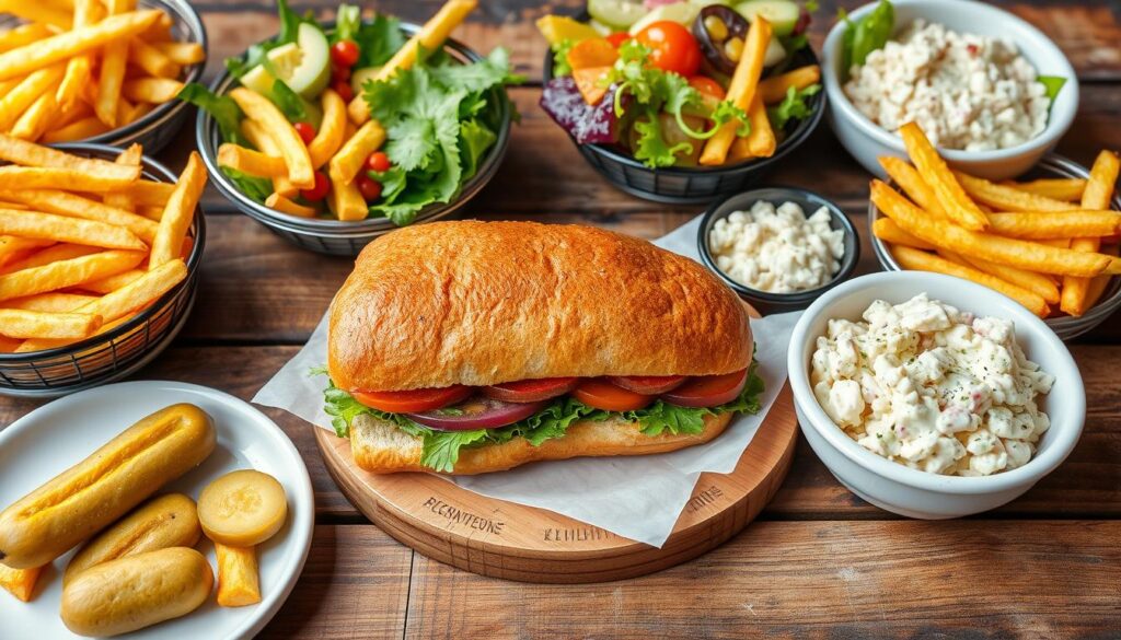 best sides for club sandwich