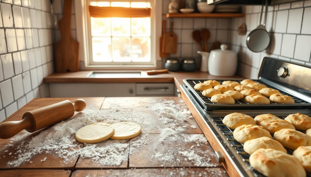 biscuit making
