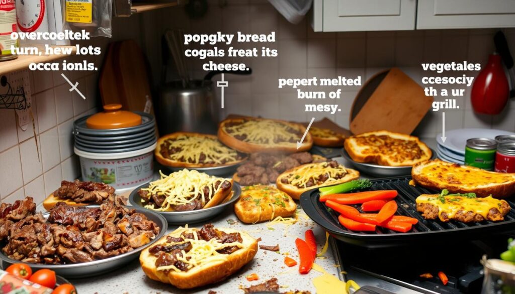 cheesesteak cooking mistakes