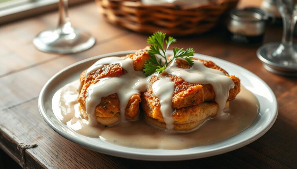 chicken and biscuits