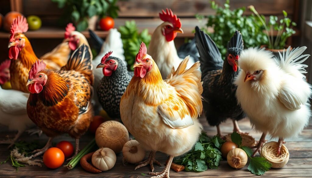 chicken selection