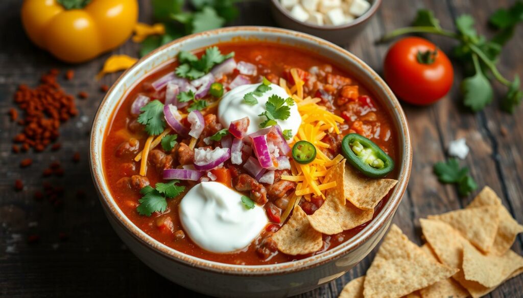 chili con carne toppings