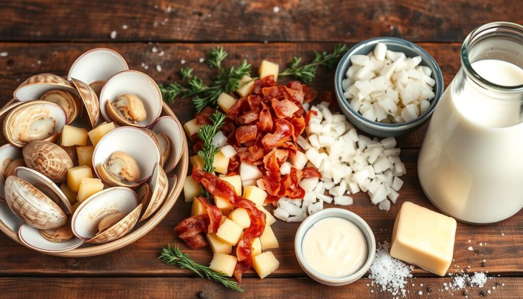 clam chowder ingredients