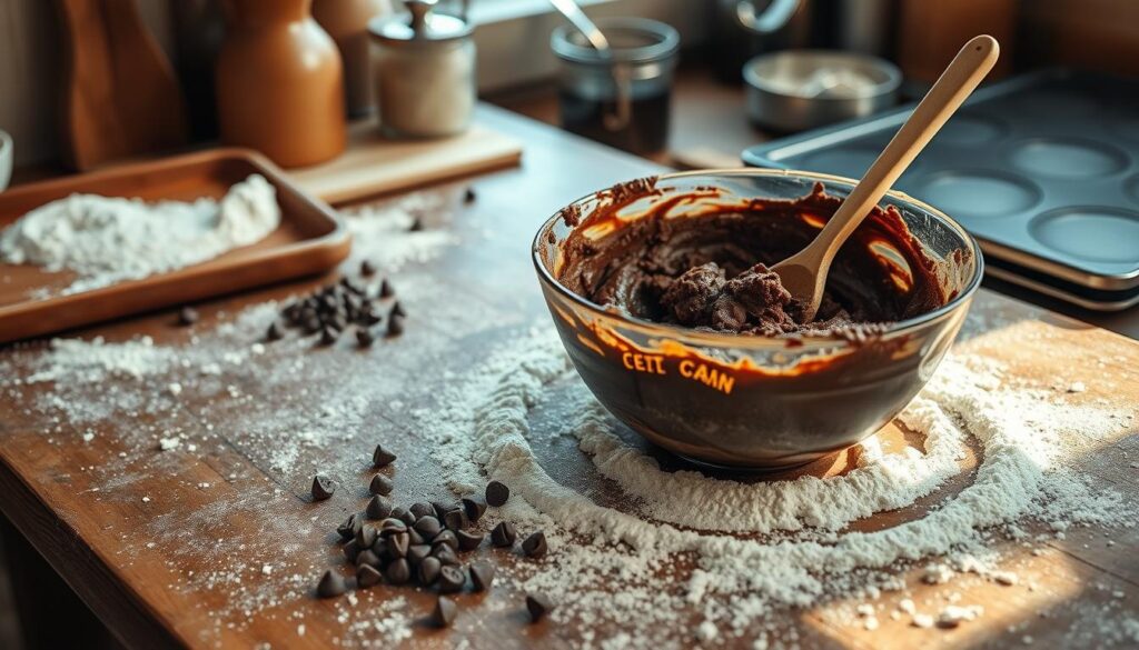 cookie dough preparation