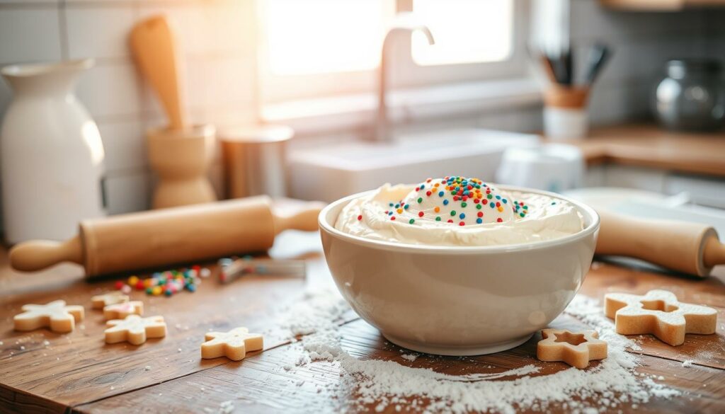 cookie dough preparation