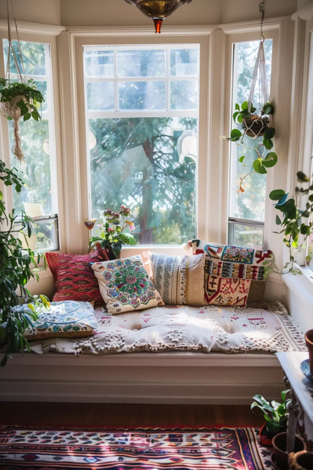 Bedroom with a cozy window seat for relaxation