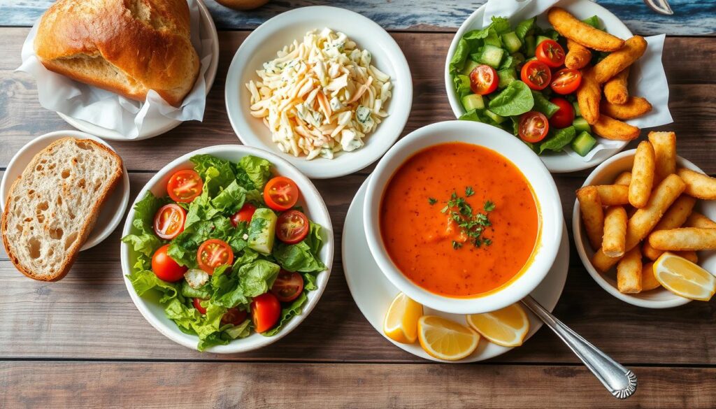 crab soup sides