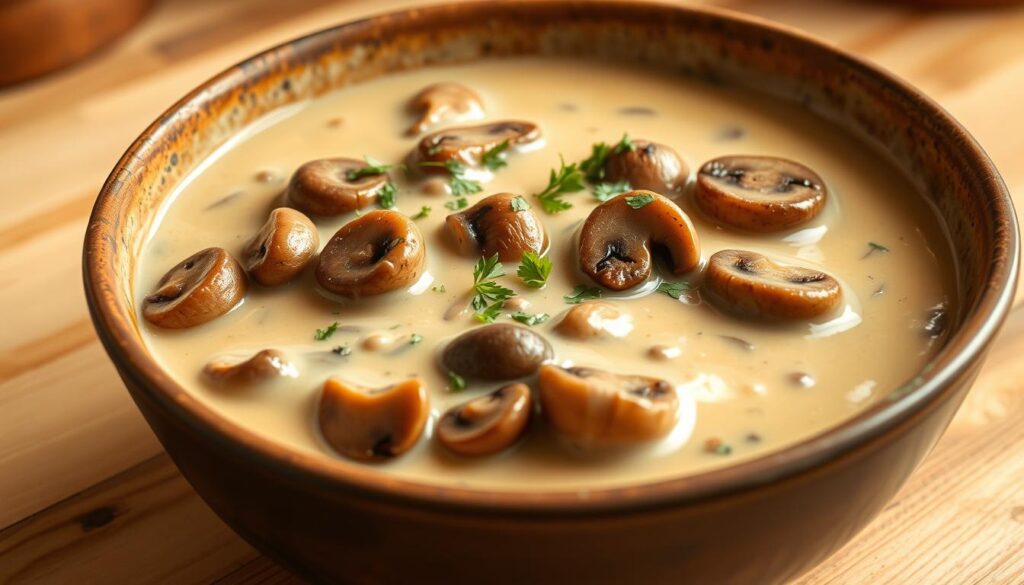 creamy mushroom sauce