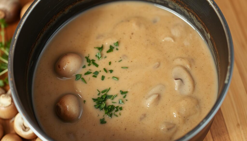 creamy mushroom sauce