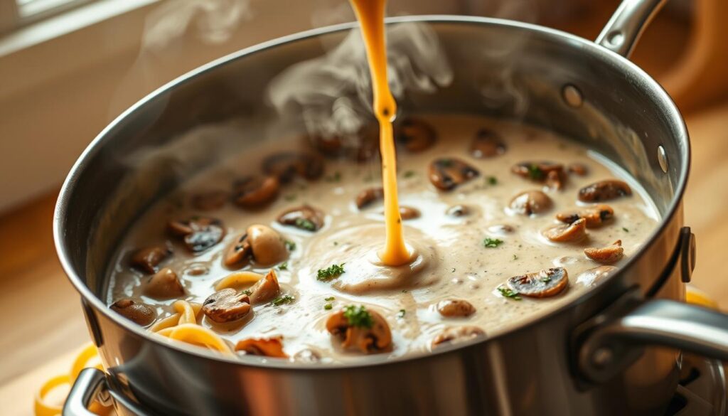 creamy mushroom sauce