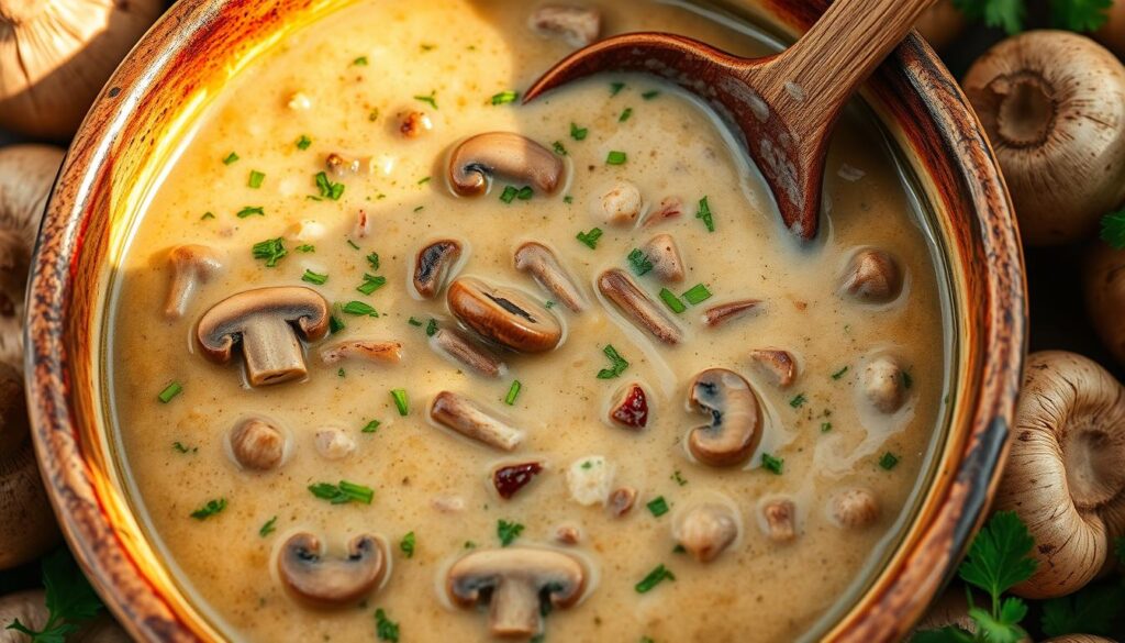 creamy mushroom sauce