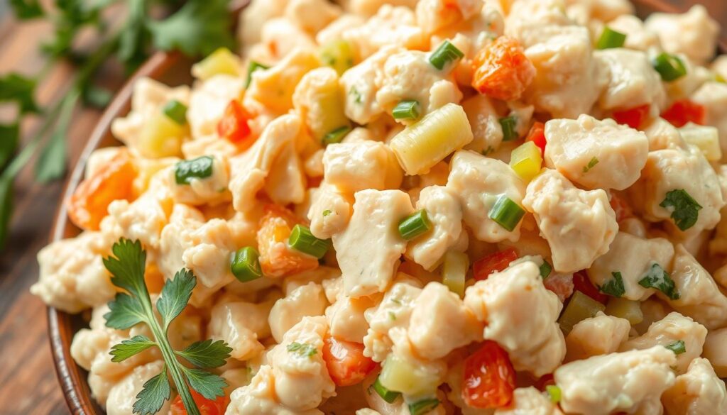 creamy salad texture