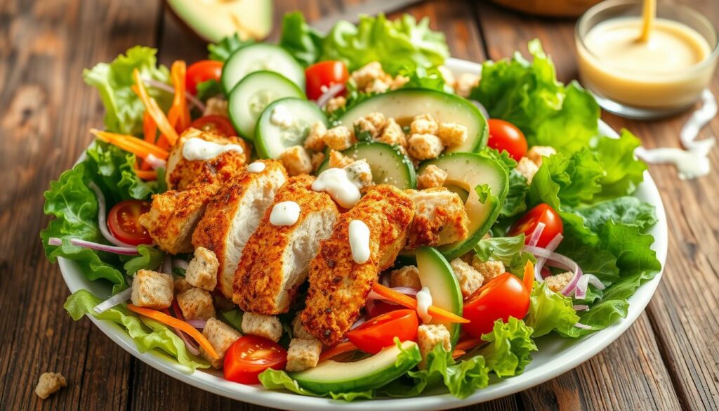 crispy chicken salad ingredients