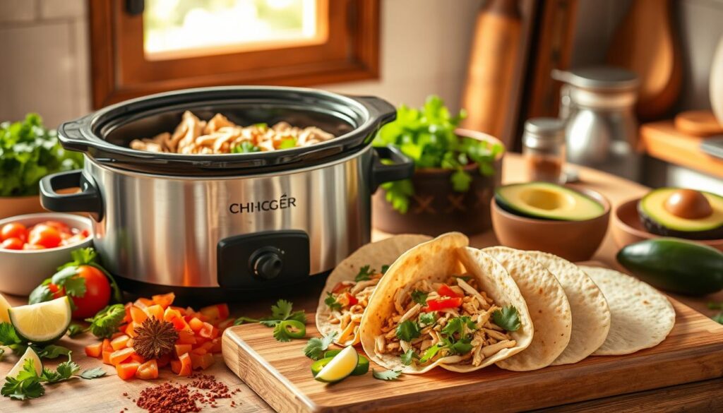 crock pot chicken tacos