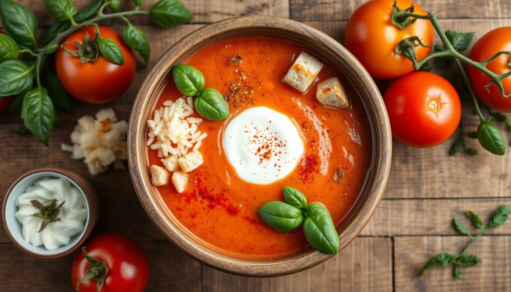 decorative soup toppings