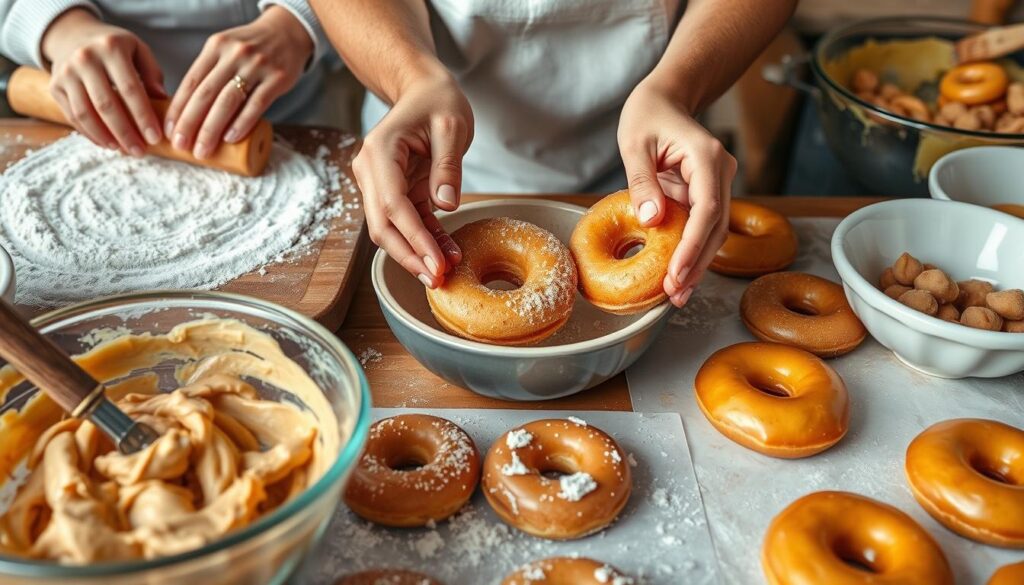 doughnut shaping techniques