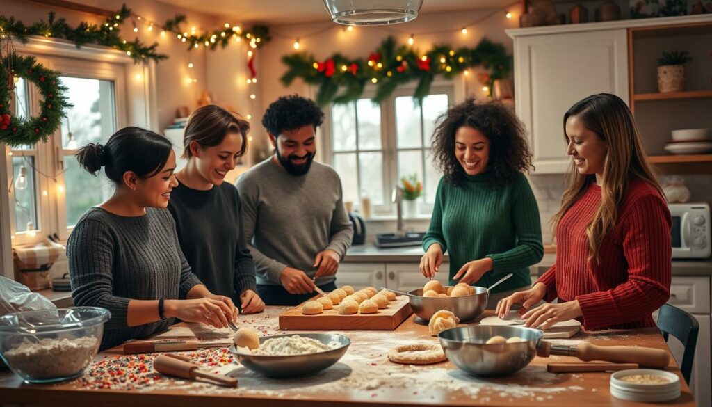 family baking activity