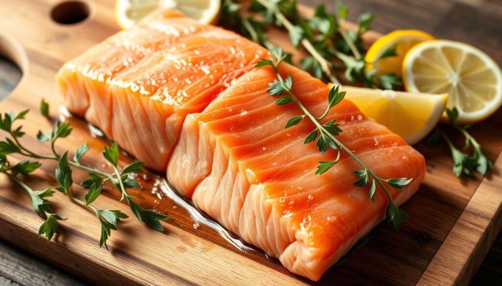 fresh salmon