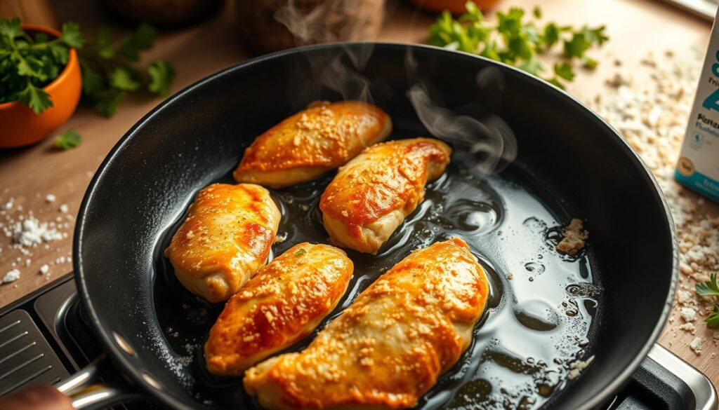 frying chicken tenders