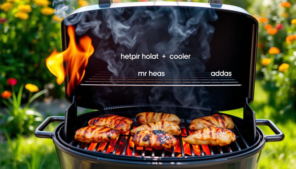 grill heat zones