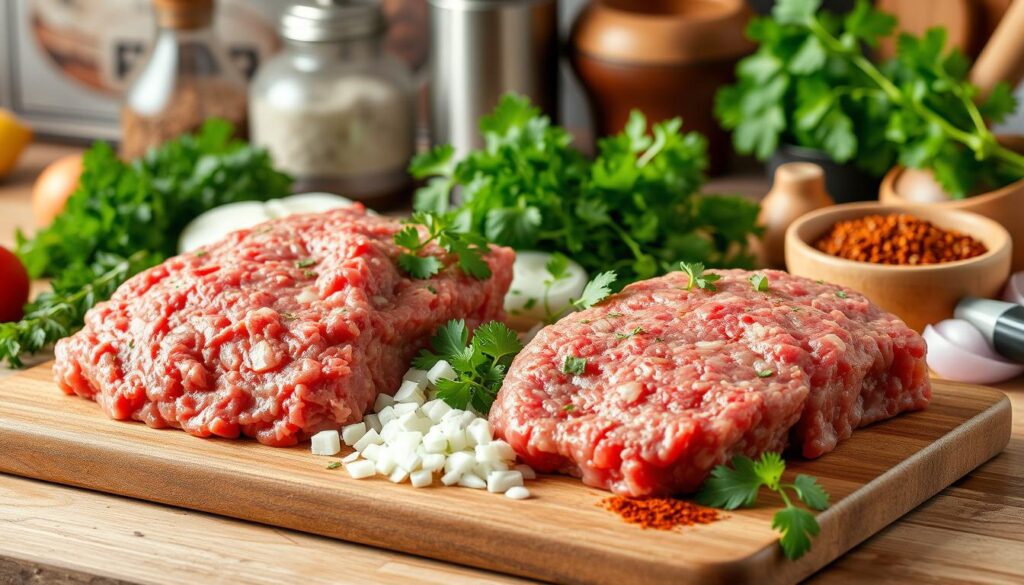 ground beef and pork blend
