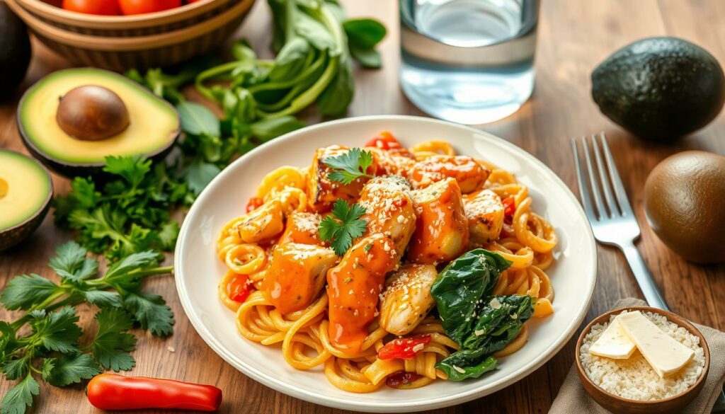 health benefits of buffalo chicken pasta