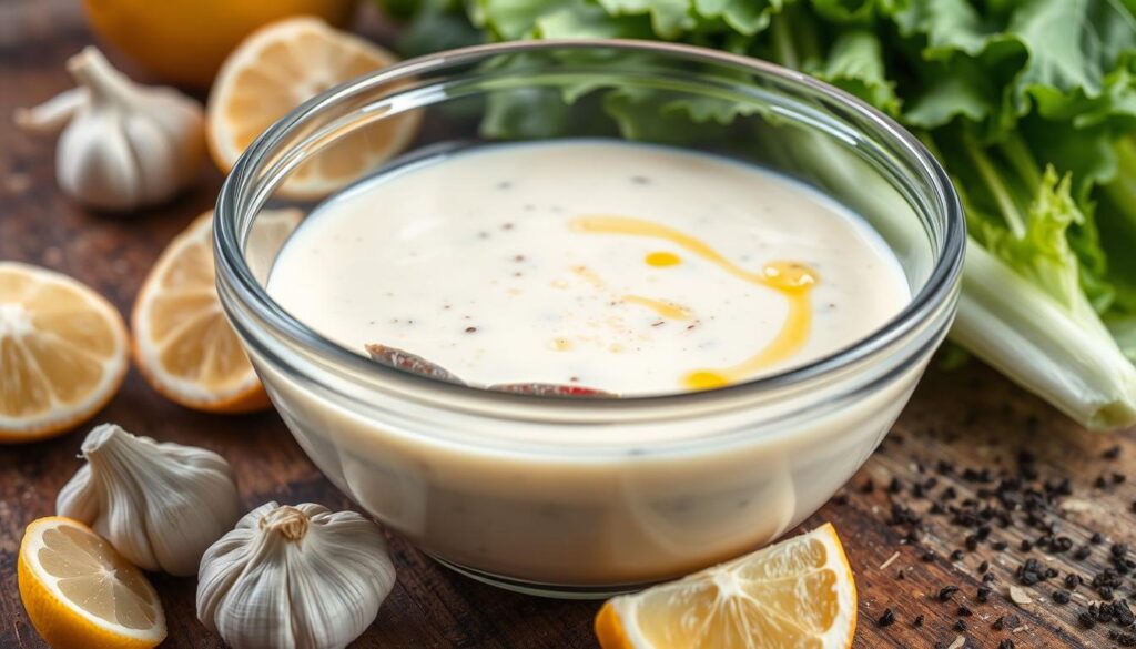 homemade Caesar dressing