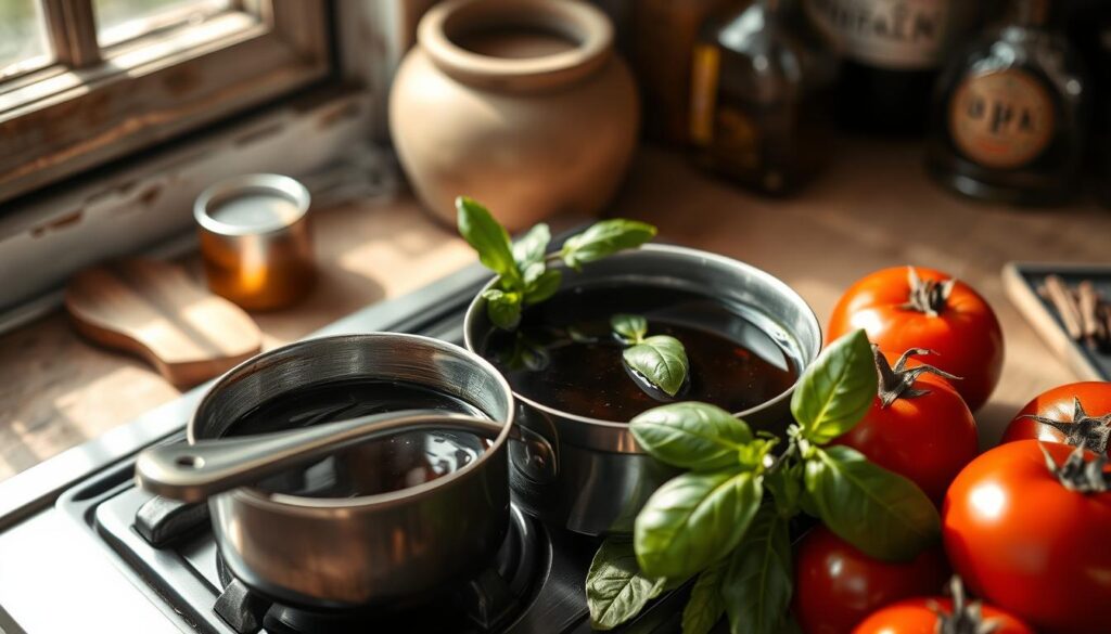 homemade balsamic reduction