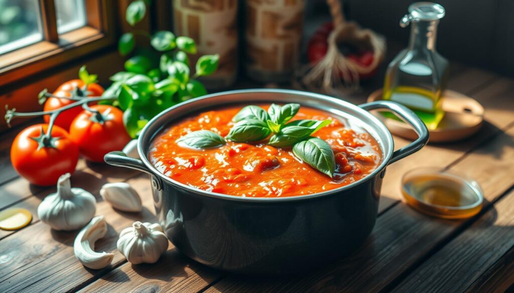 homemade marinara sauce