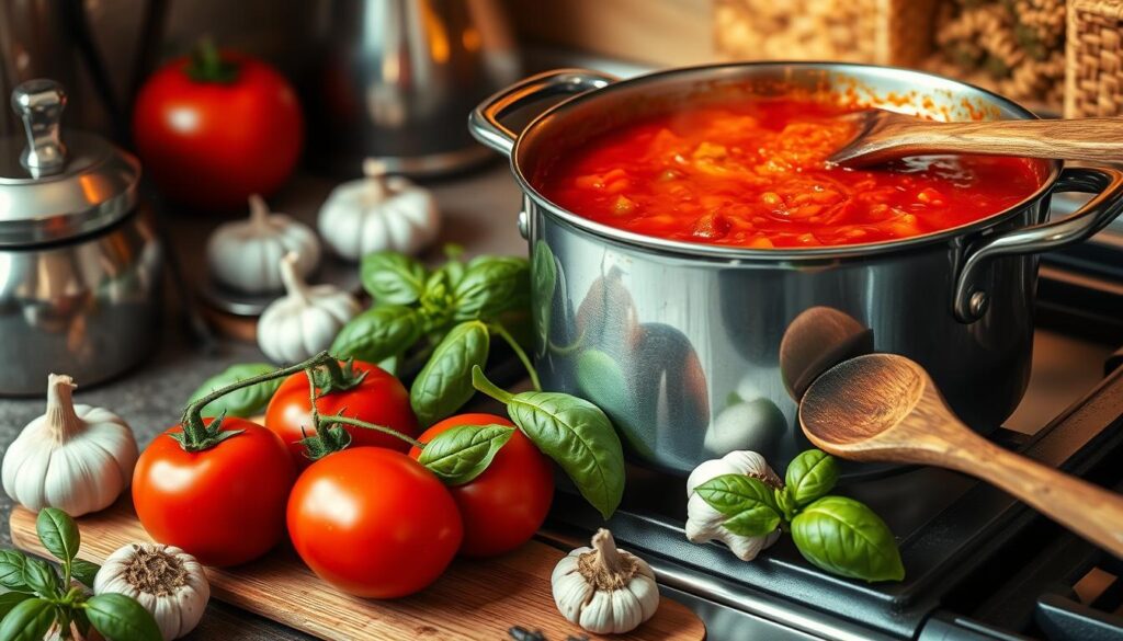 homemade marinara sauce