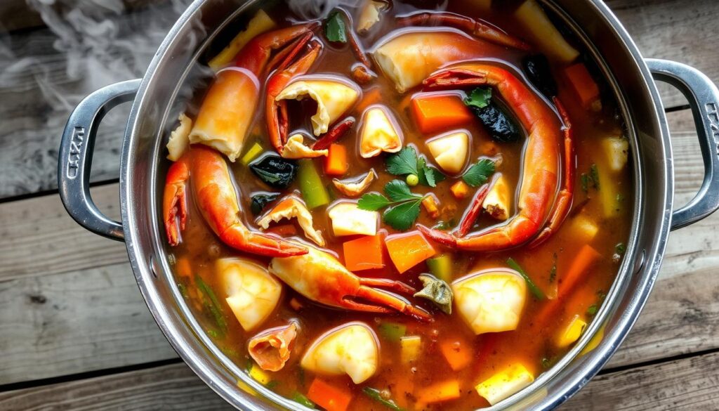 homemade seafood stock