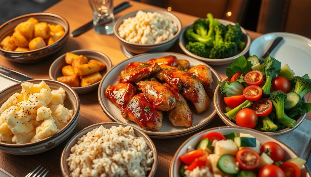 honey garlic chicken side dishes