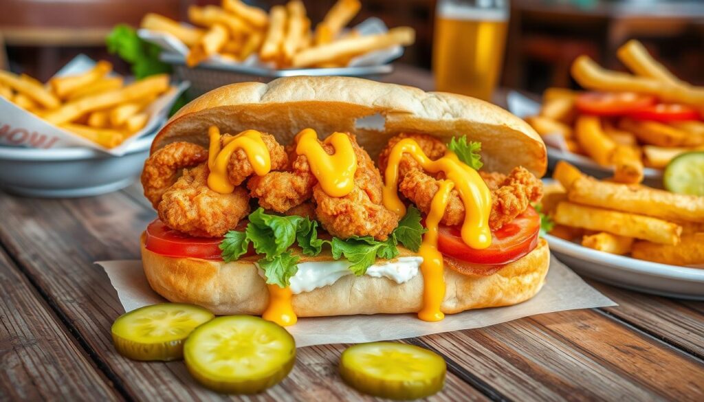 how to serve Po' Boys