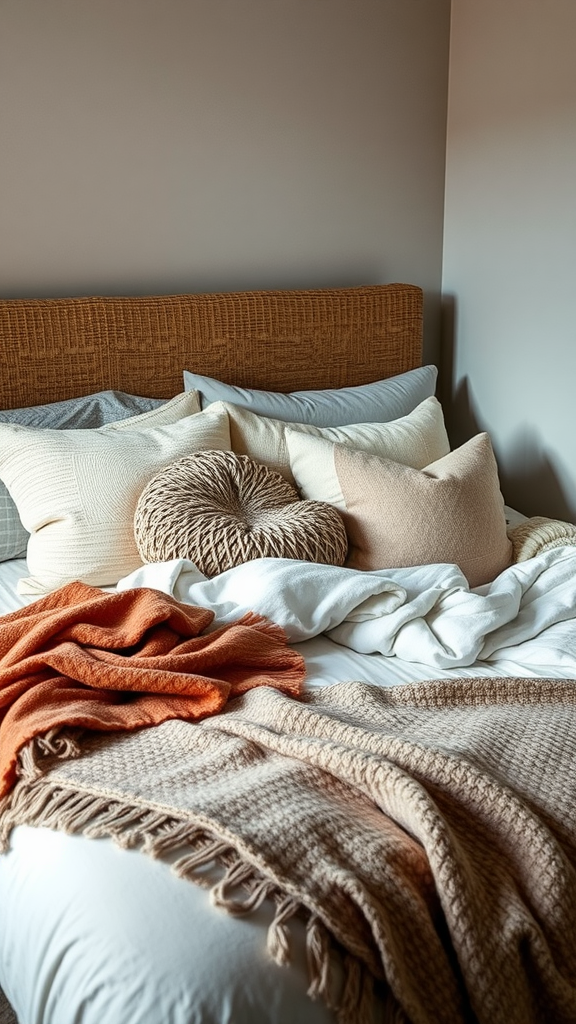 Incorporating Textured Throws and Cushions