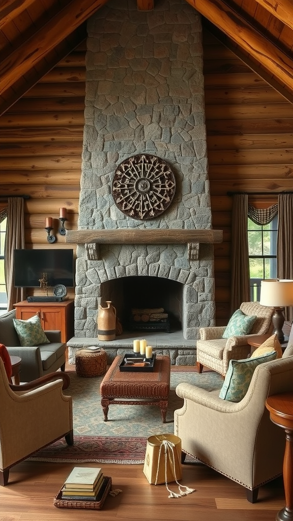 Natural Stone Fireplaces
