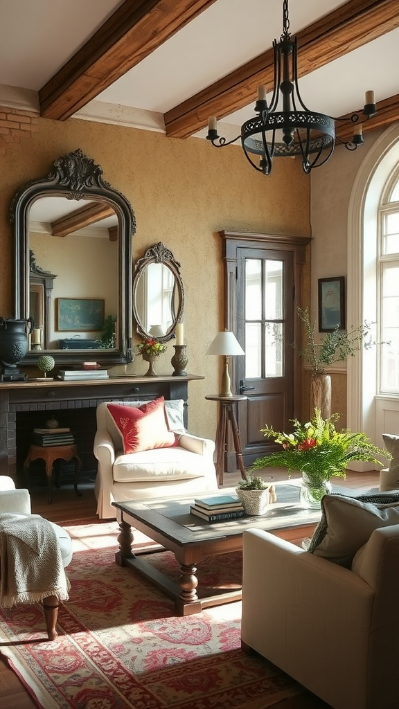 Antique Mirrors for Depth