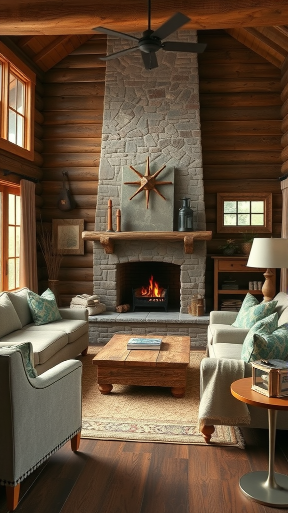 Cozy Fireplace Seating