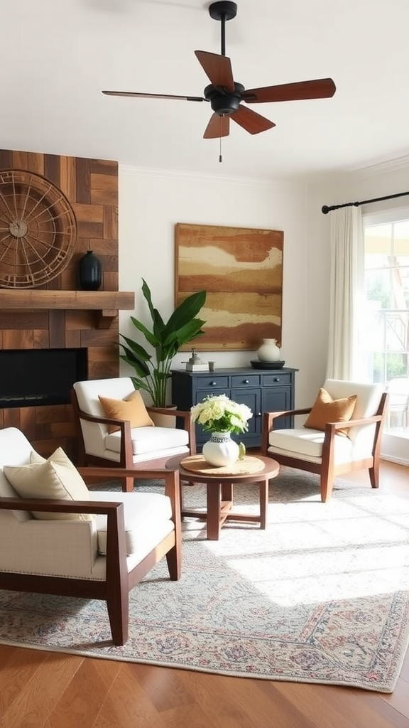 Rustic Style Accent Chairs