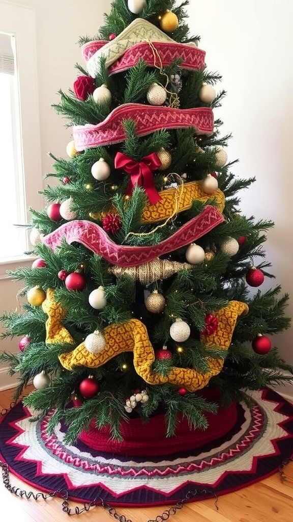Upcycled Sweater Tree Skirt