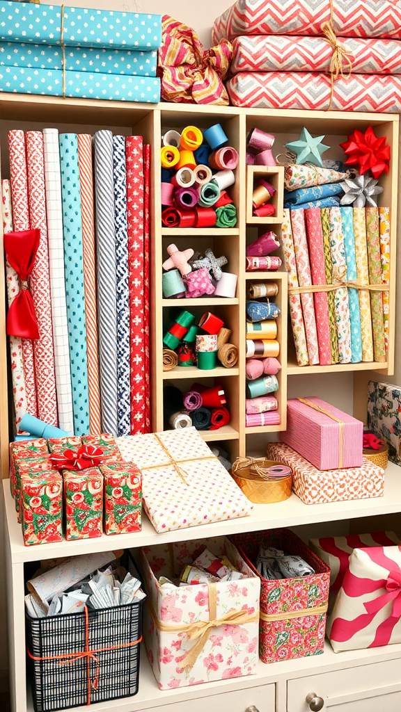 DIY Gifted Wrapping Station