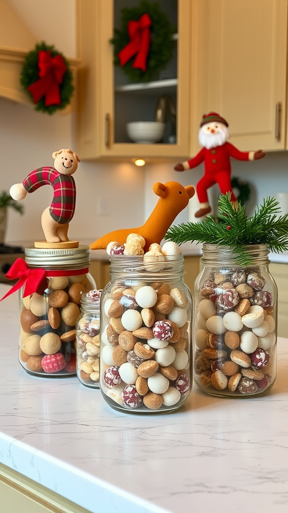 Decorative Christmas Jars