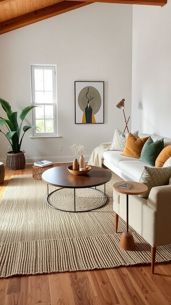 Natural Fiber Rugs to Ground the Space