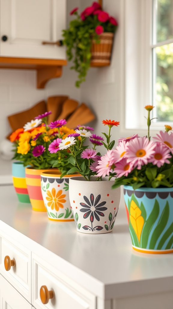 DIY Painted Flower Pots for a Personal Touch