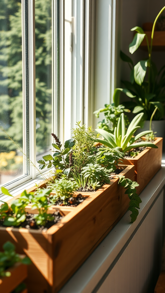Wooden Planters for Indoor Gardening