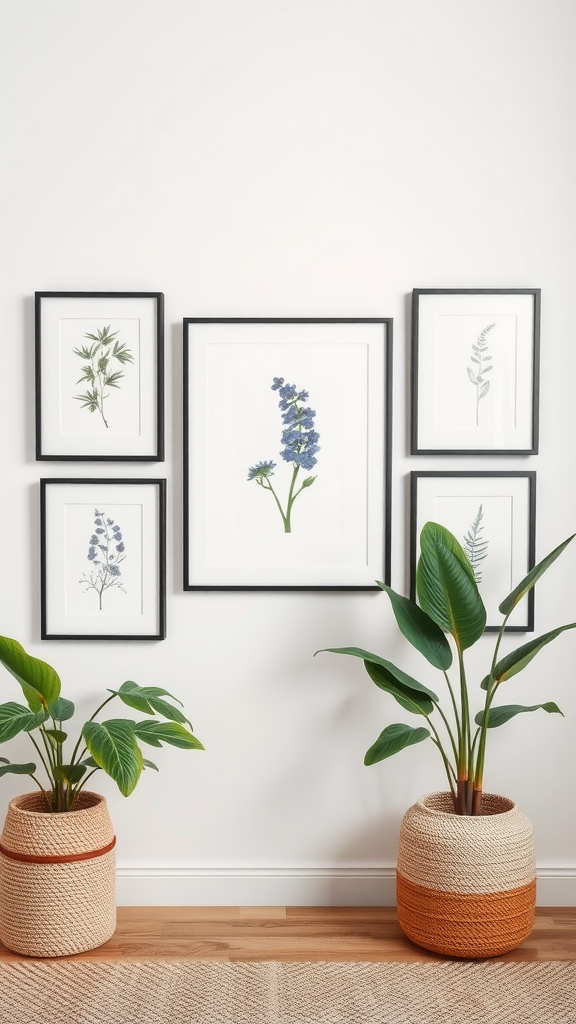 Framed Botanical Prints for a Touch of Nature