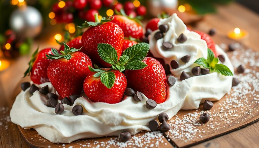 ingredients for Santa's Strawberry Hats