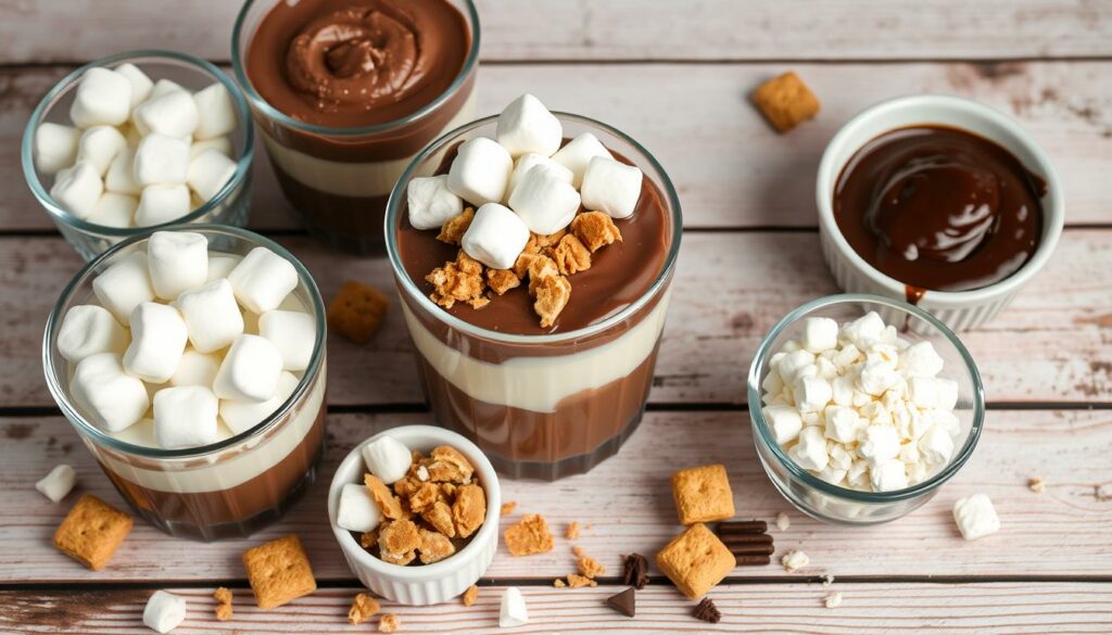 key ingredients Moon Pie Cups