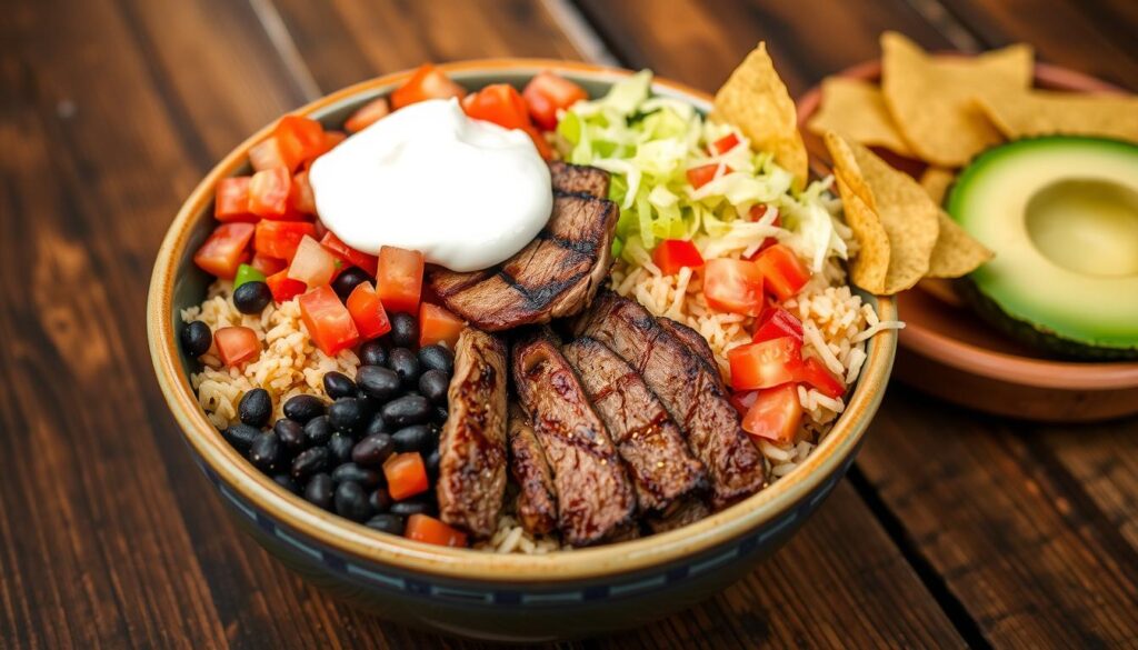 leftover burrito bowls