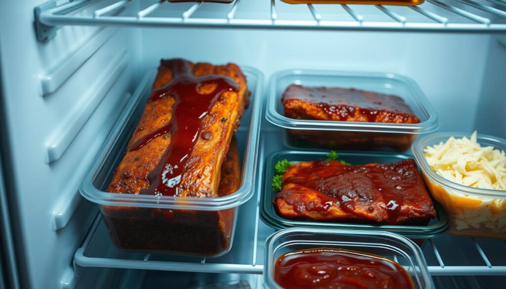 leftover storage for BBQ ribs