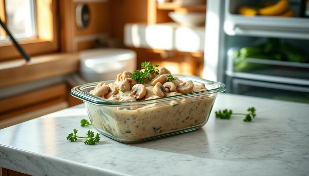 leftover stroganoff